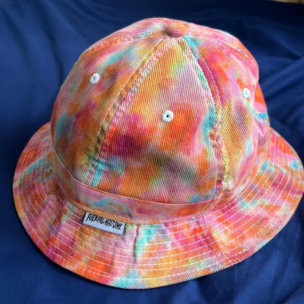 FA (Fucking Awesome) tye dye bucket hat